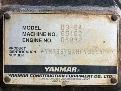 YANMAR B3-6A