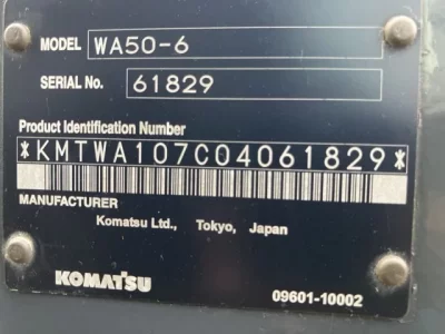 KOMATSU WA50-6