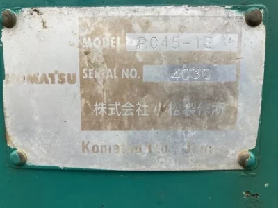 KOMATSU PC45-1E