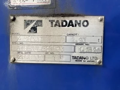 TADANO CRANE