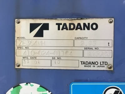 TADANO CRANE