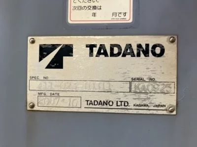 TADANO CRANE