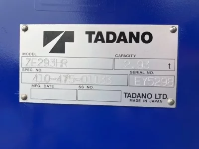 TADANO CRANE