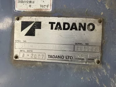 TADANO CRANE