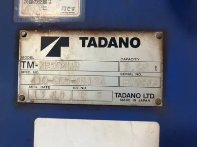 TADANO CRANE