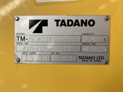TADANO CRANE