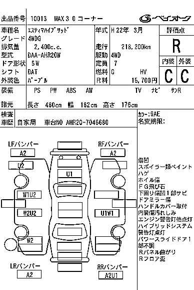 Toyota ESTIMA HYBRID